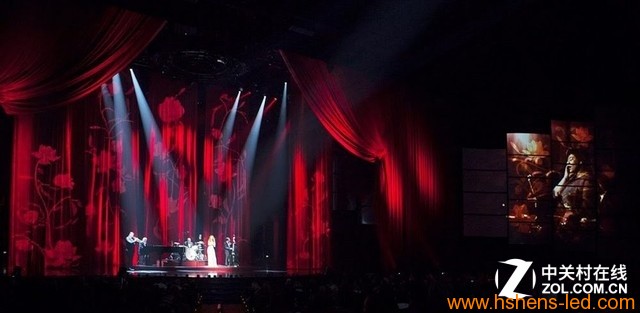 舞臺劇表演，商用顯示產(chǎn)品同樣有用武之地