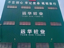 遠華砼業(yè)噴涂廣告字效果